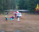 Frana vicino a camping nel Torinese, turisti evacuati con elicottero