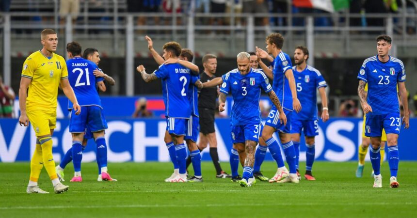Doppietta di Frattesi, l’Italia batte 2-1 l’Ucraina