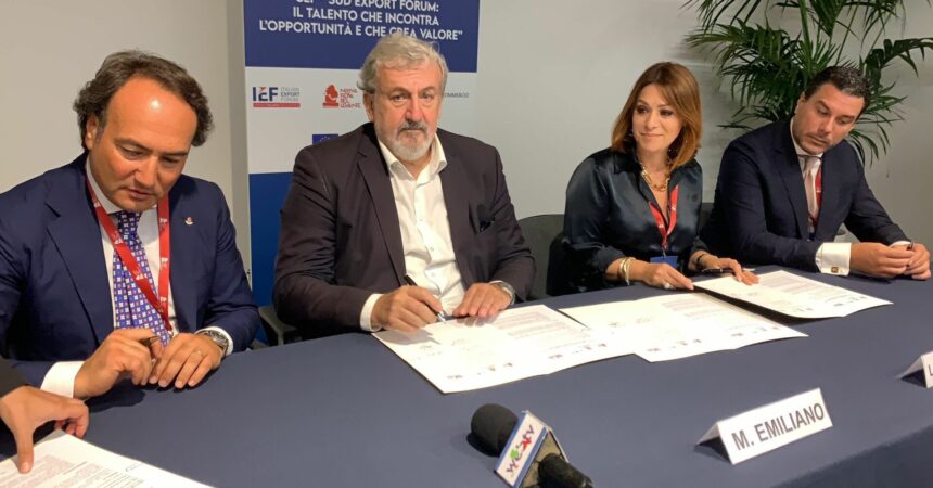 Fiera del Levante, firmato protocollo per supporto a export delle Pmi pugliesi