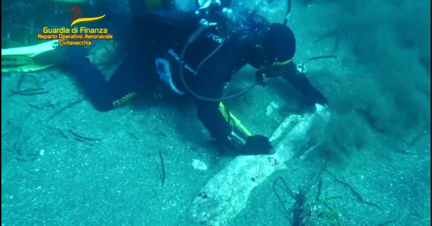 Importante scoperta archeologica nelle acque dell’Isola di Ventotene