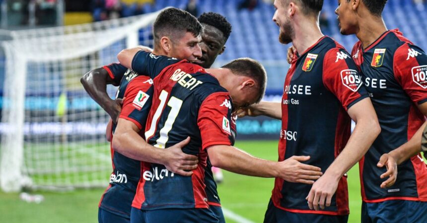 Genoa-Reggiana 2-1 dopo 120′, grifoni agli ottavi di Coppa Italia