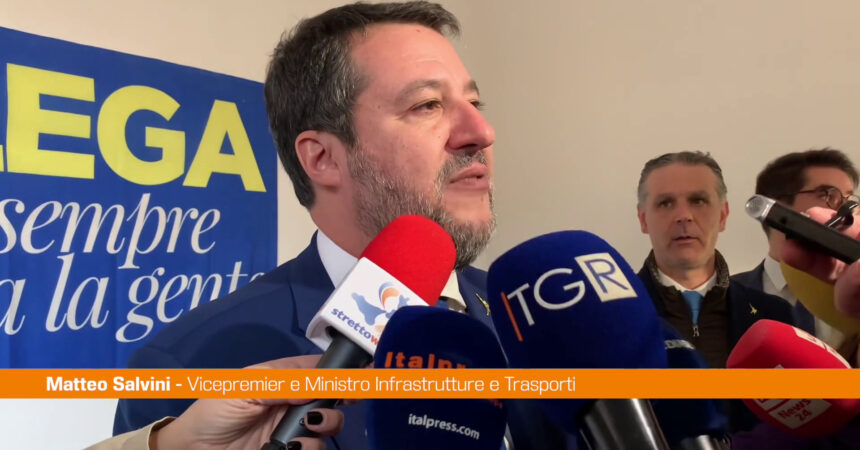 Calabria, Salvini “Dal governo investimenti senza precedenti”