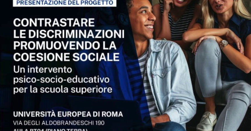 Dall’Università europea di Roma un progetto contro le discriminazioni