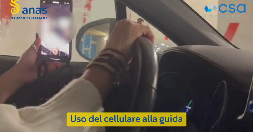 Italiani indisciplinati alla guida, il 10% gira video al cellulare