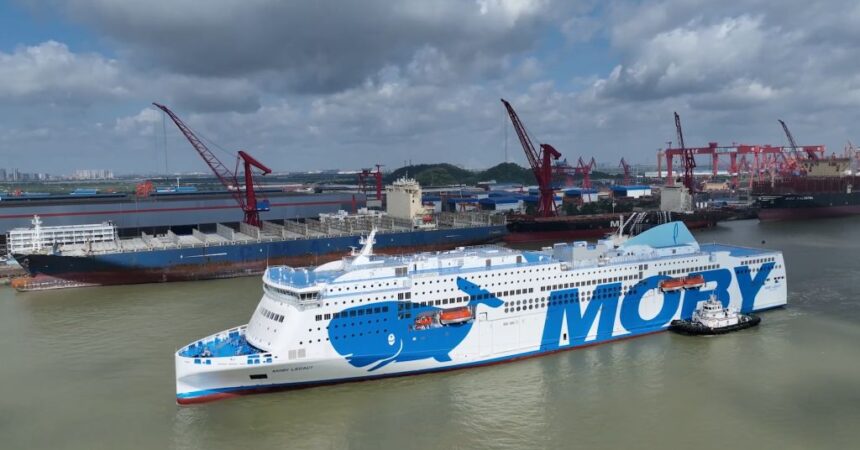 La Moby Legacy è partita dalla Cina, attesa a Livorno a fine gennaio