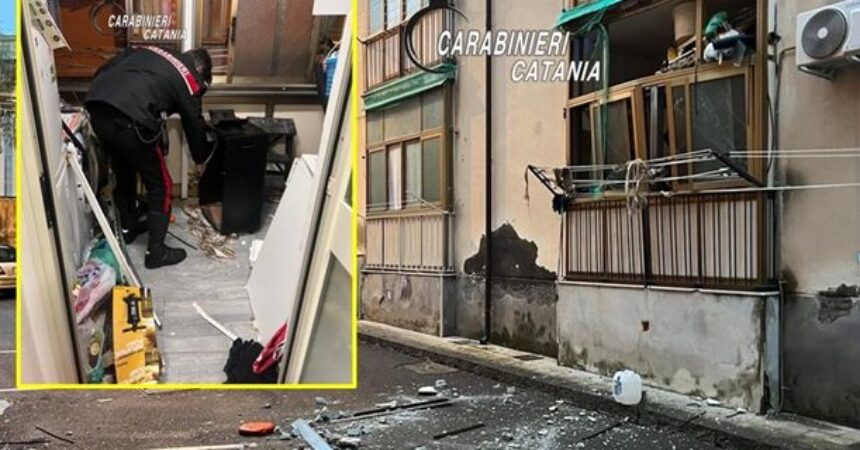 Esplode bombola del gas in casa, salvi 38enne ed i suoi tre bimbi a Catania
