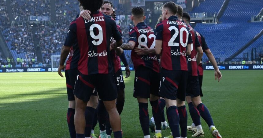 Lazio-Bologna 1-2, i rossoblù in piena corsa Champions