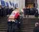A Torino funerali Vittorio Emanuele, immagini dell’uscita del feretro