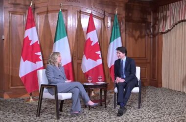 G7, Meloni a Trudeau “Puntiamo a risultati concreti e incisivi”