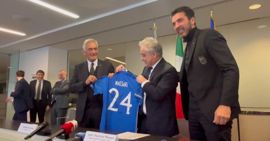 Gravina e Buffon all’Onu, incontro con l’ambasciatore Massari