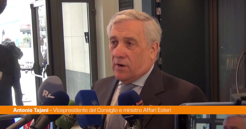 Tajani “L’Unione Europea deve lavorare per la pace”