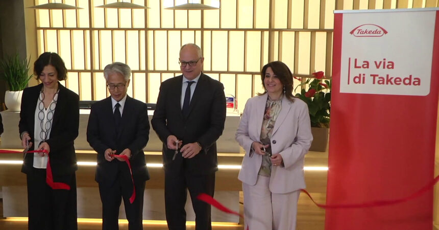 Takeda inaugura una nuova sede a Roma, 30 mln per poli di Rieti e Pisa