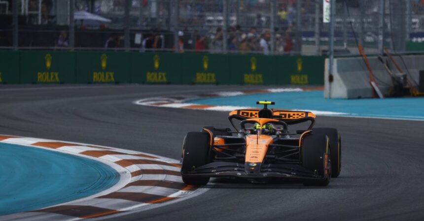 Norris vince il Gp di Miami davanti a Verstappen e Leclerc