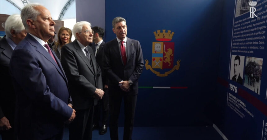 Mattarella visita lo Spazio della Legalità