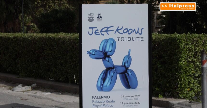 L’universo di Jeff Koons a Palermo con un tributo d’eccezione a Palazzo Reale